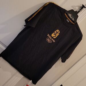 Beijing 2008 Olympics Black and Gold Tee Shirt